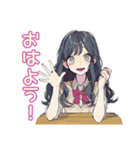おしゃれJKの推し活遠征♡（個別スタンプ：2）