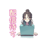 おしゃれJKの推し活遠征♡（個別スタンプ：33）
