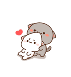 もちもち動くももねこちゃん 3(Version3)（個別スタンプ：4）