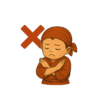 ゆるっと小坊主 ～毎日にそっとあいさつ～（個別スタンプ：18）