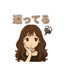 茶髪ロング女子のやさしい日常スタンプ（個別スタンプ：15）