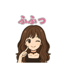 茶髪ロング女子のやさしい日常スタンプ（個別スタンプ：21）