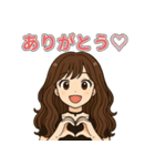 茶髪ロング女子のやさしい日常スタンプ（個別スタンプ：23）