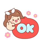 アップル：働く女性（個別スタンプ：13）