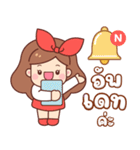 アップル：働く女性（個別スタンプ：19）
