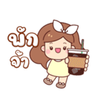 アップル：働く女性（個別スタンプ：30）