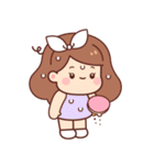 アップル：働く女性（個別スタンプ：37）