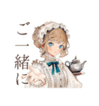 クラシカルメイドのティータイム（個別スタンプ：5）