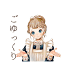 クラシカルメイドのティータイム（個別スタンプ：24）