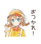 腹黒ウェイトレスの心の声★日常（個別スタンプ：10）