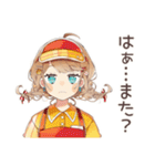 腹黒ウェイトレスの心の声★日常（個別スタンプ：14）