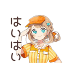 腹黒ウェイトレスの心の声★日常（個別スタンプ：38）