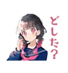 制服の女の子★通学あるある（個別スタンプ：23）