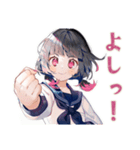 制服の女の子★通学あるある（個別スタンプ：24）
