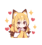 恋するきつねちゃん✿2（個別スタンプ：28）