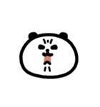 パンダのリアクション 動くスタンプ（個別スタンプ：20）