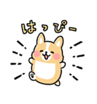 まるまるコーギー ゆるてがき（個別スタンプ：11）