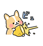 まるまるコーギー ゆるてがき（個別スタンプ：14）
