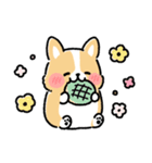 まるまるコーギー ゆるてがき（個別スタンプ：25）