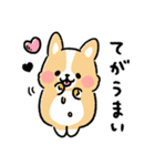 まるまるコーギー ゆるてがき（個別スタンプ：26）