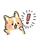 まるまるコーギー ゆるてがき（個別スタンプ：34）