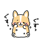まるまるコーギー ゆるてがき（個別スタンプ：37）