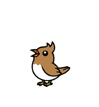 ヒバリちゃん（挨拶① 文字無し）（個別スタンプ：1）