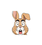 【ビックリする動物達 3】（個別スタンプ：4）
