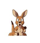 【ビックリする動物達 3】（個別スタンプ：13）
