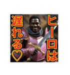 ※主人公〜気取りの‼︎ゲイの黒人男性♡（個別スタンプ：9）