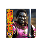 ※主人公〜気取りの‼︎ゲイの黒人男性♡（個別スタンプ：13）