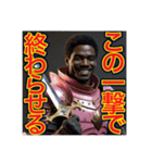 ※主人公〜気取りの‼︎ゲイの黒人男性♡（個別スタンプ：21）