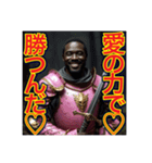 ※主人公〜気取りの‼︎ゲイの黒人男性♡（個別スタンプ：22）