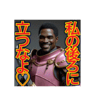 ※主人公〜気取りの‼︎ゲイの黒人男性♡（個別スタンプ：25）