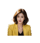 女性アナウンサー C（個別スタンプ：1）