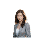 女性アナウンサー C（個別スタンプ：3）