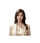 女性アナウンサー C（個別スタンプ：8）