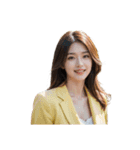 女性アナウンサー C（個別スタンプ：10）