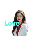 女性アナウンサー C（個別スタンプ：26）