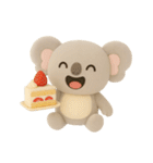 ちっちゃいコアラくんのぬいぐるみ②（個別スタンプ：12）