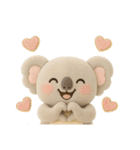 ちっちゃいコアラくんのぬいぐるみ②（個別スタンプ：22）