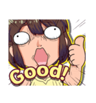 わらう女子（個別スタンプ：12）