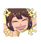 わらう女子（個別スタンプ：20）