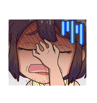 わらう女子（個別スタンプ：28）