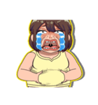わらう女子（個別スタンプ：30）