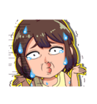 わらう女子（個別スタンプ：32）