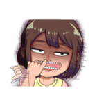 わらう女子（個別スタンプ：33）