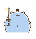 デブくま（ふとっちょ侍）（個別スタンプ：4）