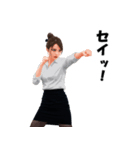 オフィスで働くオネーサン（個別スタンプ：15）