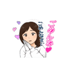 仲良しに送る動く返事（個別スタンプ：5）